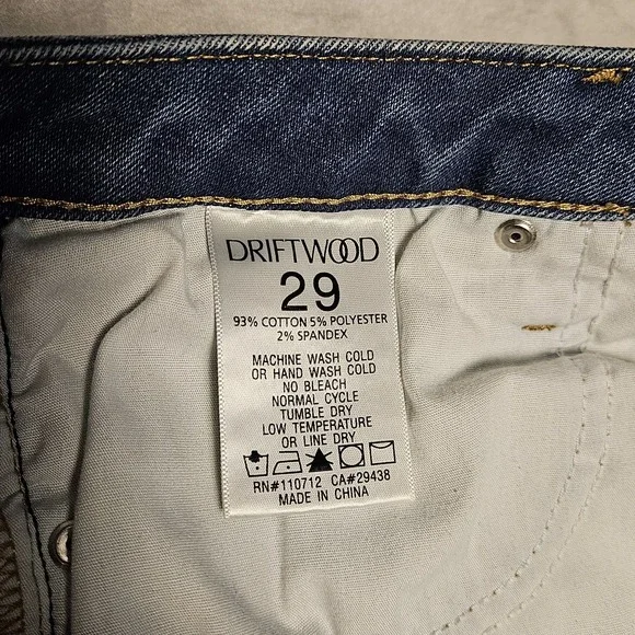 Driftwood by Free People Blue Farrah Sunset Flare Bojo Western Denim Jeans Sz 29 - Picture 2 of 12